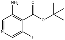 3-氨基-5-氟異煙酸叔丁酯, 2580207-43-6, 結(jié)構(gòu)式