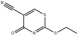 4H-1,3-Thiazine-5-carbonitrile, 2-(ethylthio)-4-oxo-