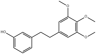 Phenol, 3-[2-(3,4,5-trimethoxyphenyl)ethyl]- Struktur