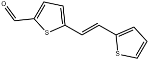 2-Thiophenecarboxaldehyde, 5-[(1E)-2-(2-thienyl)ethenyl]- Struktur