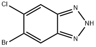 2H-Benzotriazole, 5-bromo-6-chloro- Struktur