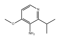 3-Pyridinamine, 4-methoxy-2-(1-methylethyl)- Struktur