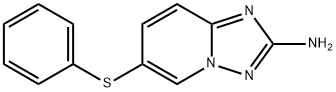 [1,2,4]Triazolo[1,5-a]pyridin-2-amine, 6-(phenylthio)- Struktur