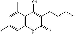 2(1H)-Quinolinone, 3-butyl-4-hydroxy-5,7-dimethyl-