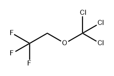 Ethane, 1,1,1-trifluoro-2-(trichloromethoxy)- Struktur