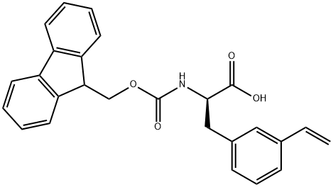 D-Phenylalanine, 3-ethenyl-N-[(9H-fluoren-9-ylmethoxy)carbonyl]- Struktur