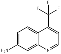 7-Quinolinamine, 4-(trifluoromethyl)- Struktur