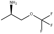 2-Propanamine, 1-(trifluoromethoxy)-, (2R)- Struktur