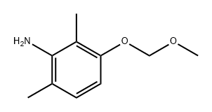 Benzenamine, 3-(methoxymethoxy)-2,6-dimethyl- Struktur