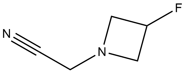 2-(3-fluoroazetidin-1-yl)acetonitrile Struktur