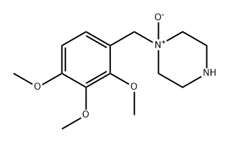 Piperazine, 1-[(2,3,4-trimethoxyphenyl)methyl]-, 1-oxide Struktur