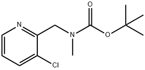 1,1-Dimethylethyl N-[(3-chloro-2-pyridinyl)methyl]-N-methylcarbamate Struktur