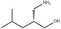 1-Pentanol, 2-(aminomethyl)-4-methyl-, (2R)- Struktur