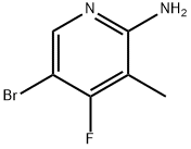 2-Pyridinamine, 5-bromo-4-fluoro-3-methyl- Struktur