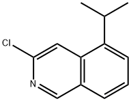 Isoquinoline, 3-chloro-5-(1-methylethyl)- Struktur