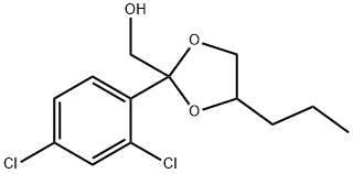 1,3-Dioxolane-2-methanol, 2-(2,4-dichlorophenyl)-4-propyl- Struktur