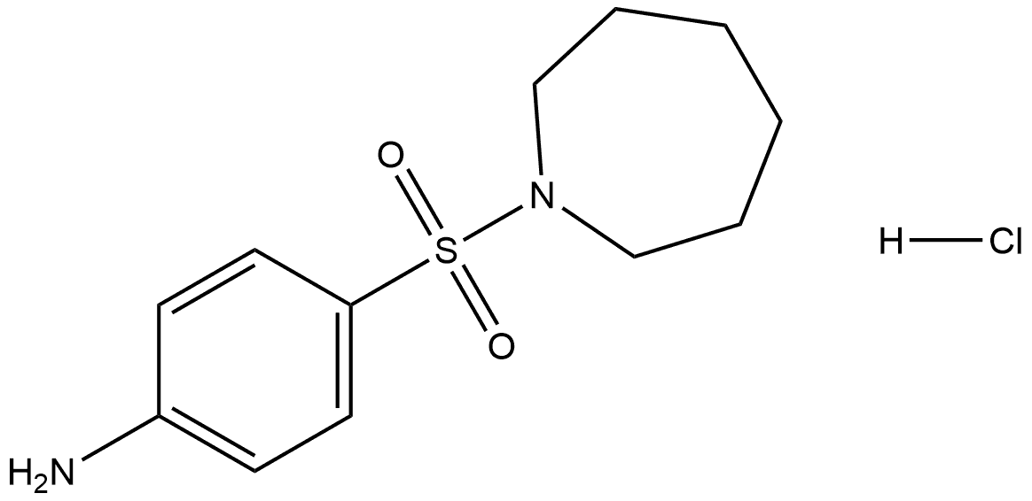 4-(Azepan-1-ylsulfonyl)aniline hydrochloride Struktur