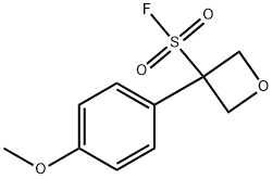 3-(4-Methoxyphenyl)oxetane-3-sulfonyl fluoride Struktur