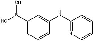 Boronic acid, [3-(2-pyridinylamino)phenyl]- (9CI) Struktur