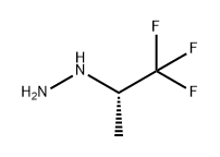 (1S)-2,2,2-tri-fluoro-1-methyl-ethyl]hydrazine Struktur