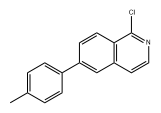 Isoquinoline, 1-chloro-6-(4-methylphenyl)- Struktur