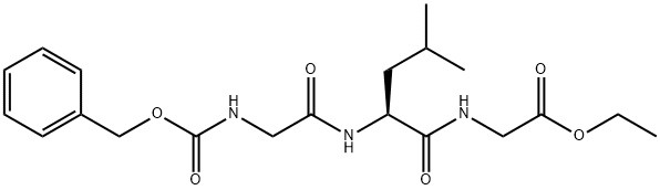 Glycine, N-[N-[N-[(phenylmethoxy)carbonyl]glycyl]-L-leucyl]-, ethyl ester (9CI)