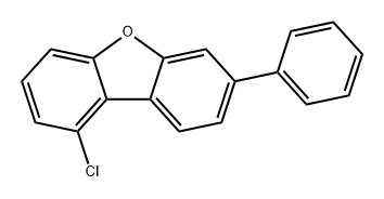 Dibenzofuran, 1-chloro-7-phenyl- Struktur