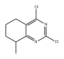 Quinazoline, 2,4-dichloro-5,6,7,8-tetrahydro-8-methyl- Struktur