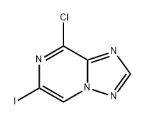 [1,2,4]Triazolo[1,5-a]pyrazine, 8-chloro-6-iodo- Struktur