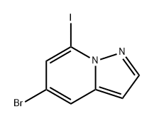 Pyrazolo[1,5-a]pyridine, 5-bromo-7-iodo- Struktur