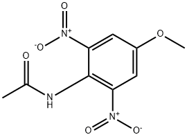 N-(4-Methoxy-2,6-dinitrophenyl)acetamide Struktur