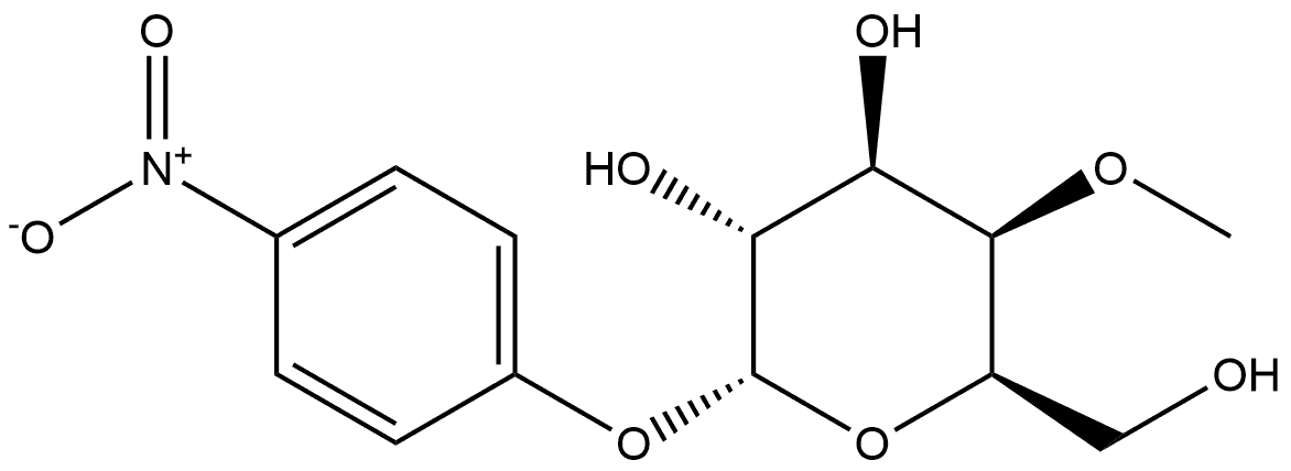 α-D-Galactopyranoside, 4-nitrophenyl 4-O-methyl- Struktur