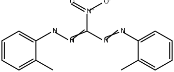 Methanone, [2-(2-methylphenyl)diazenyl]nitro-, 2-(2-methylphenyl)hydrazone Struktur