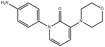 2(1H)-Pyridinone, 1-(4-aminophenyl)-3-(4-morpholinyl)- Struktur