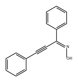 2-Propyn-1-one, 1,3-diphenyl-, oxime, (1Z)- Struktur