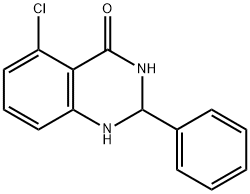 4(1H)-Quinazolinone, 5-chloro-2,3-dihydro-2-phenyl- Struktur