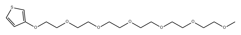 2,5,8,11,14,17-Hexaoxanonadecane, 19-(3-thienyloxy)- Struktur