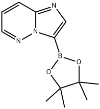 Imidazo[1,2-b]pyridazine, 3-(4,4,5,5-tetramethyl-1,3,2-dioxaborolan-2-yl)- Struktur