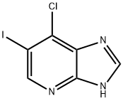 7-Chloro-6-iodo-3H-imidazo[4,5-b]pyridine Struktur