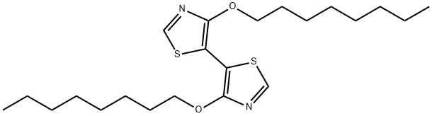 5,5'-Bithiazole, 4,4'-bis(octyloxy)- Struktur