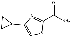 2-Thiazolecarboxamide, 4-cyclopropyl- Struktur