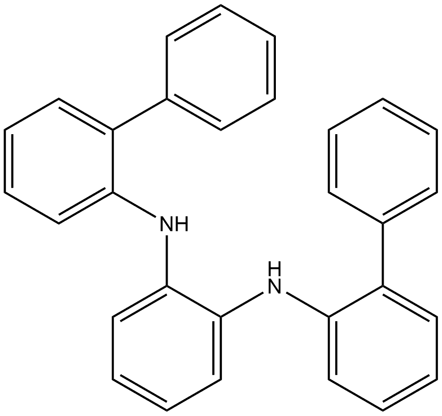 1,2-Benzenediamine, N1,N2-bis([1,1′-biphenyl]-2-yl)- Struktur