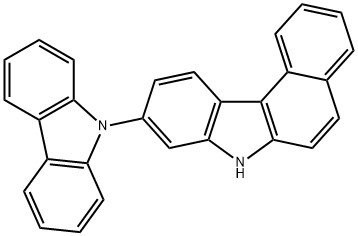 7H-Benzo[c]carbazole, 9-(9H-carbazol-9-yl)- Struktur