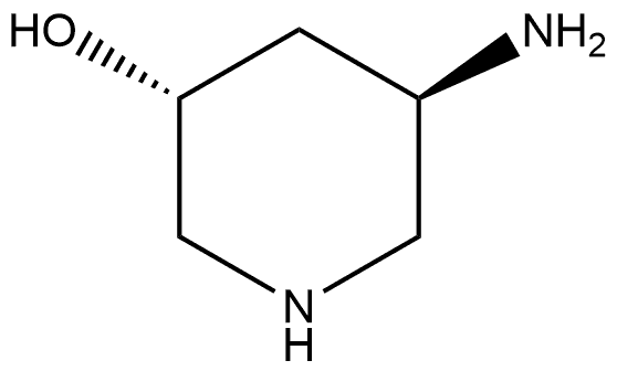 (3R,5R)-5-aminopiperidin-3-ol Struktur