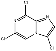 Imidazo[1,2-a]pyrazine, 3,6,8-trichloro- Struktur