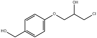 Benzenemethanol, 4-(3-chloro-2-hydroxypropoxy)- Struktur