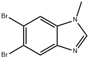 1H-Benzimidazole, 5,6-dibromo-1-methyl- Struktur