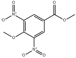 Benzoic acid, 4-methoxy-3,5-dinitro-, methyl ester Struktur