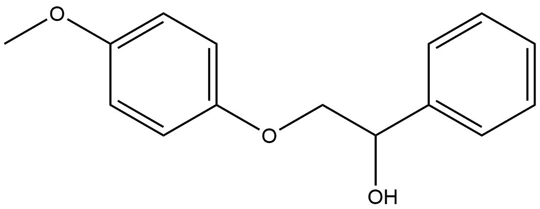 Benzenemethanol, α-[(4-methoxyphenoxy)methyl]- Struktur