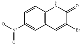 2(1H)-Quinolinone, 3-bromo-6-nitro- Struktur